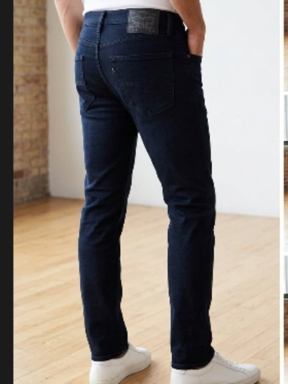 Levi’s 511 Men’s Slim Skinny Jeans 30 Dark Blue Stretch Quiet Luxury Minimalist